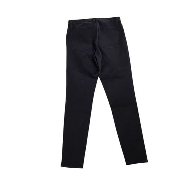 J Crew black 9 inch high rise toothpick stretchy 5 pocket pants size 30 - Picture 2 of 5